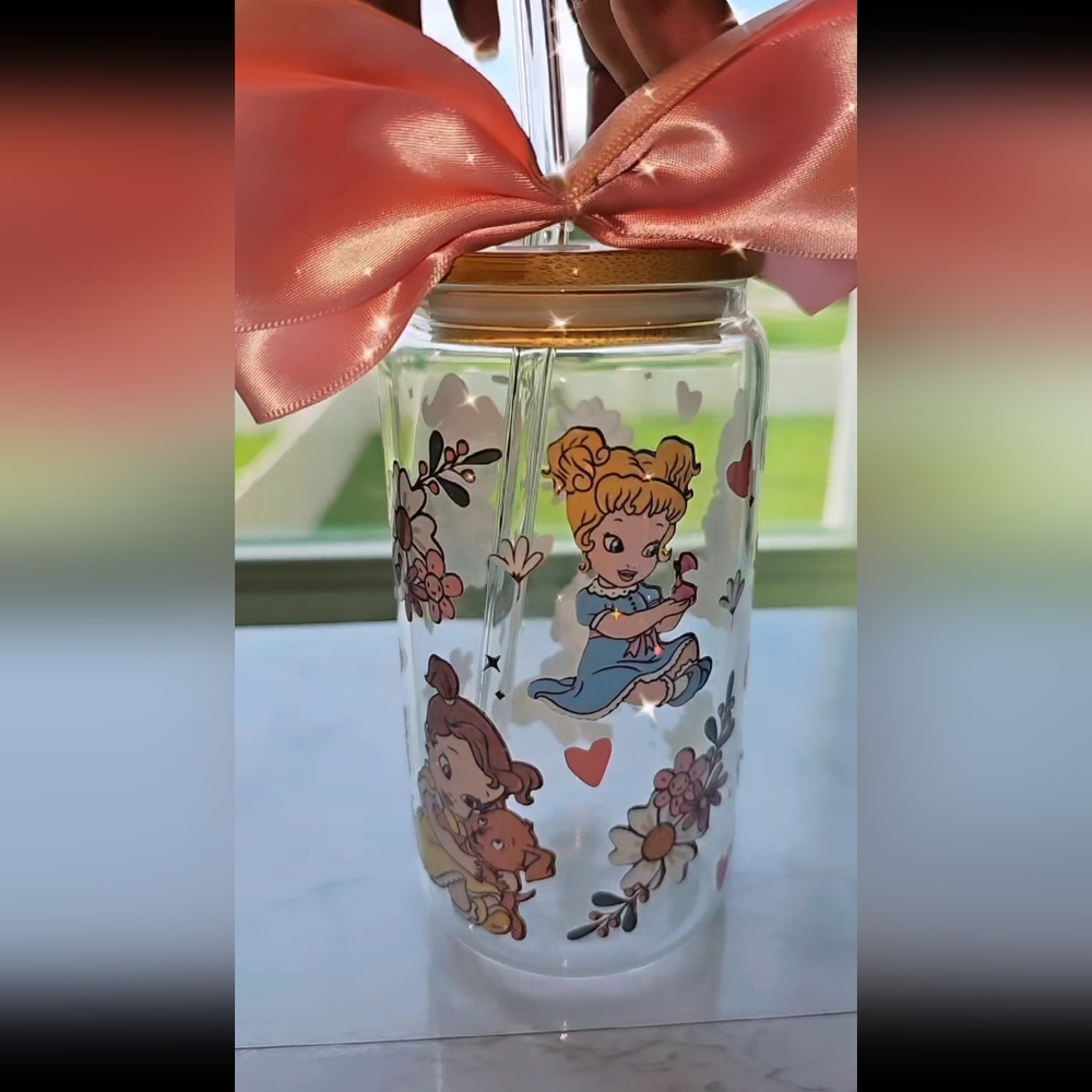 Disney Princess Glass tumbler